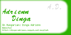 adrienn dinga business card